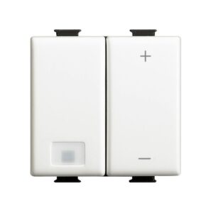 BTICINO Dimmer 2 módulos universal p/cargas resistivos, inductivos capacitivos y LED blanco Matix AM5713
