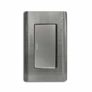 Interruptor Metálico Simple con Dado 7cm OP-011 OPALUX