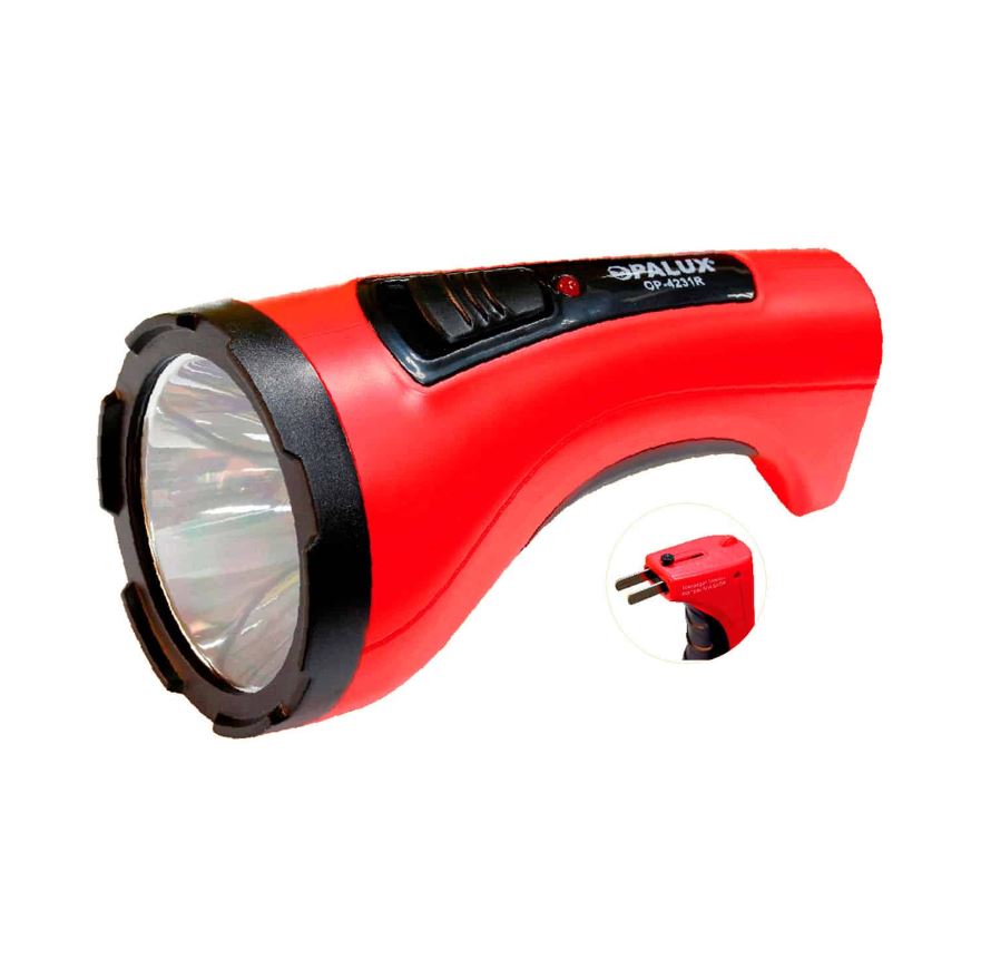 Linterna Portátil Recargable LED 3W OP-4231R OPALUX