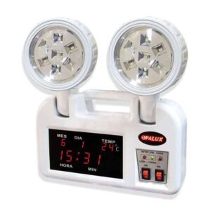 Lámpara de Emergencia 14 LED SMD 8 Horas 9101.220CLOCK OPALUX