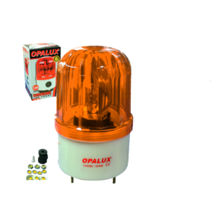 Circulina 12v con sirena 90db 25W color naranja para tornillar OPALUX GL-13Y/12V