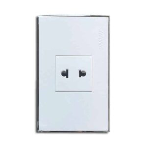 Tomacorriente Simple Universal 2 Polos OP-1102 OPALUX